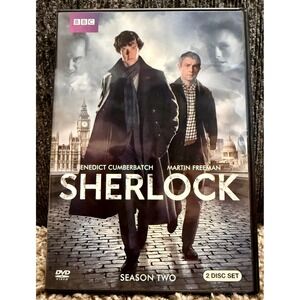 BBC Sherlock Season Two DVD Set Excellent 2-Disc Benedict Cumberbatch